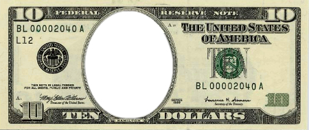 10 dollars - FACEinHOLE